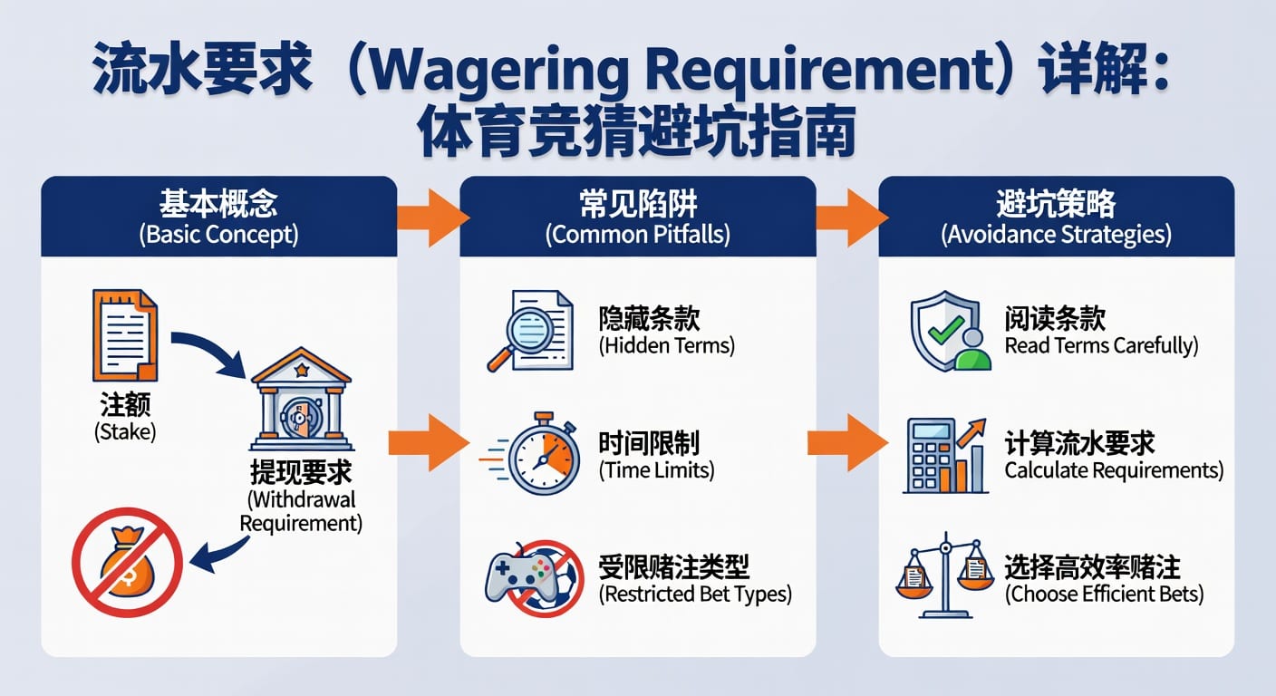 流水要求 wagering requirement：规则、计算与出流水